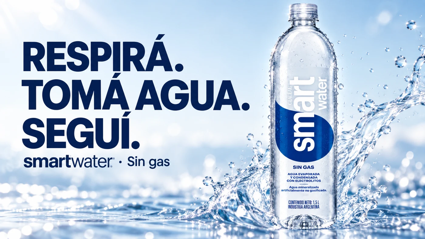 Selección de bebidas Smartwater